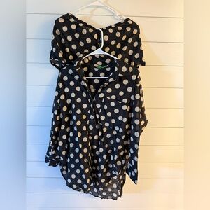 J Crew PJ set polka dot Size XS